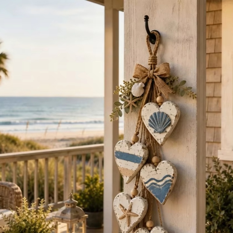 Heart Shaped Wall Decor 5 Layered Tiered Rustic Farmhouse Jute Rope Wood Bead Boho Home Art For Living Room Gift New Design Set Heart Shaped Wall Decor 5 Layered Tiered Rustic Farmhouse Jute Rope Wood Bead Boho Home Art For Living Room Gift New Design Set