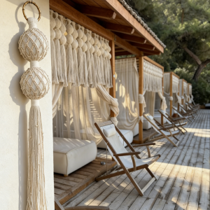 Boho Macrame Tassel Cotton Fringe Handmade Wall Hanging Decor Natural Style Home Decoration