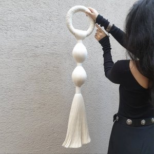 Macrame Art Weaving Handmade Wall Hangings Sphericity Art Wall Designs Home Decoration Wall Decor for Home Wall Living Room