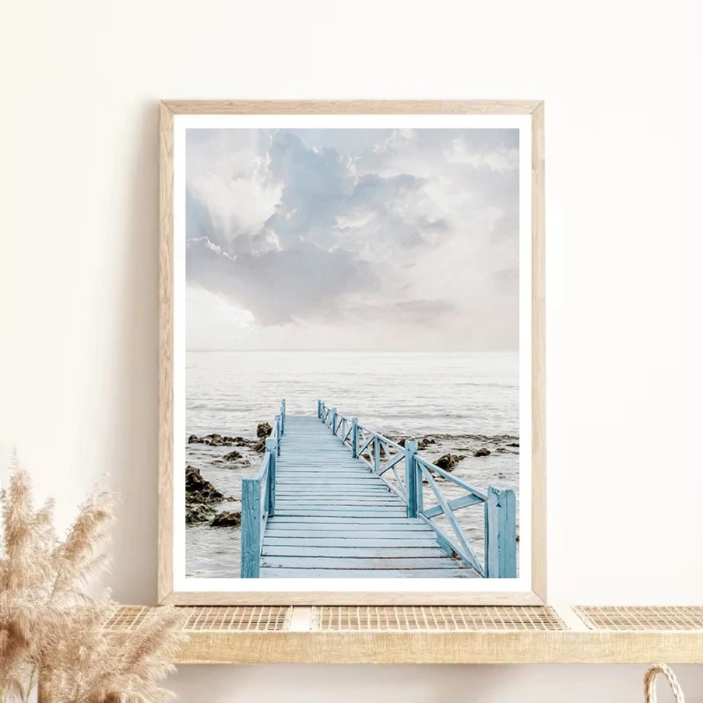 Nature Beach Sea Waves Coastal Pampass Grass Reed Sky Bus Photography Nordic Poster Canvas Printing Wall Home Decor Nature Beach Sea Waves Coastal Pampass Grass Reed Sky Bus Photography Nordic Poster Canvas Printing Wall Home Decor