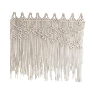 Macrame Wall Decor Handmade 80cmx110cm Bohemian Wall Decor Wide Wall Hanging Wall Art Macrame Curtain Background Window Door