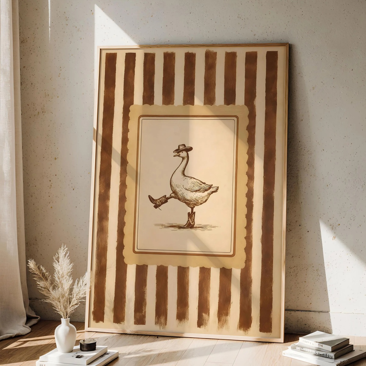 Rustic Silly Cowboy Goose Canvas Print Poster Vintage Funny Western Dancing Duck Art Prints Bedroom Wall Art Home Decor Poster Rustic Silly Cowboy Goose Canvas Print Poster Vintage Funny Western Dancing Duck Art Prints Bedroom Wall Art Home Decor Poster