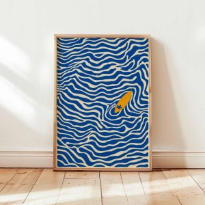 Surfing Poster, Beach Wall Art, Surf Print, Ocean Wave Poster, Coastal Surf Decor, Summer Surfing Print, Surfer Room Gift Art